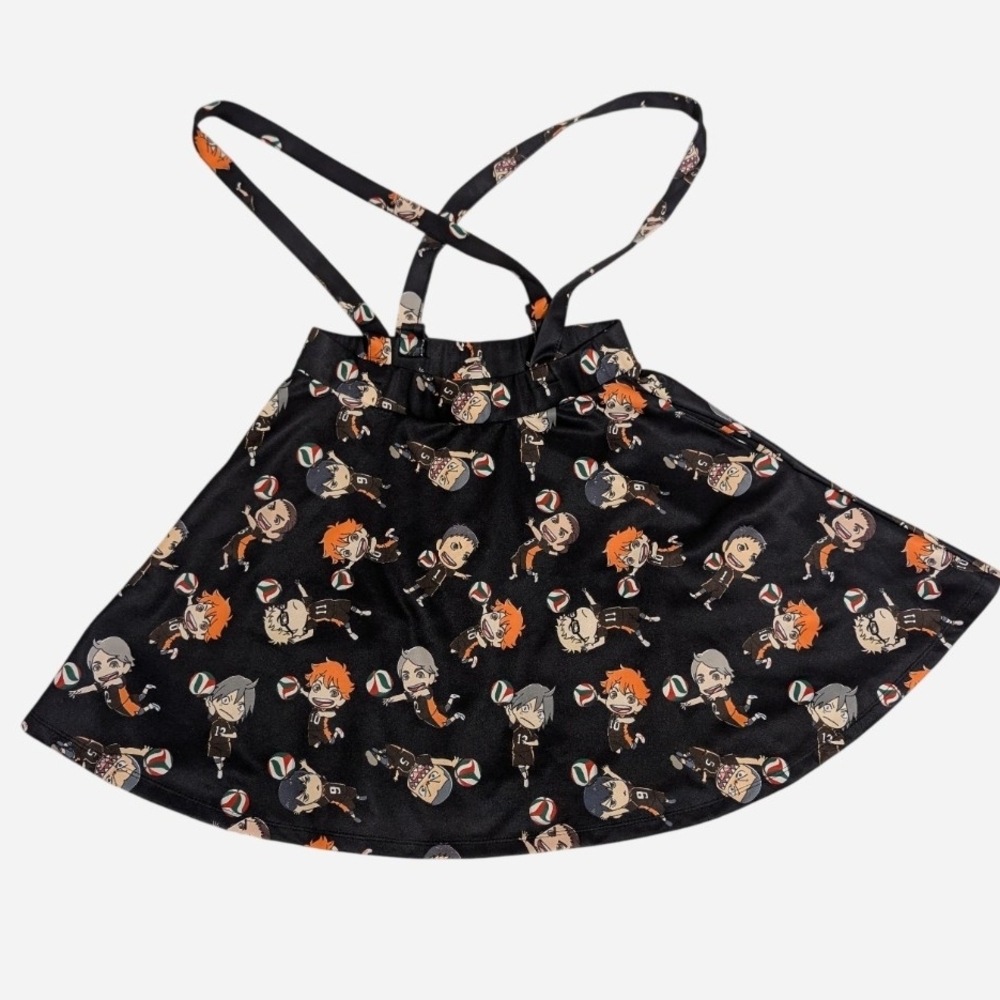 Pre-owned Hot Topic Women Cartoon Character Black Suspenders